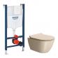 GSI Pura Creta 50 toiletpakke inkl. sde m. softclose, cisterne og hvid betjening