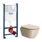 GSI Pura Creta 50 toiletpakke inkl. sde m. softclose, cisterne og krom betjening