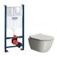 GSI Pura Cenere 50 toiletpakke inkl. sde m. softclose, cisterne og krom betjening