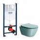GSI Pura Ghiaccio 50 toiletpakke inkl. sde m. softclose, cisterne og krom betjening