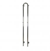 Kriss Duo håndklædetørrer 19x148 cm - Poleret rustfrit stål