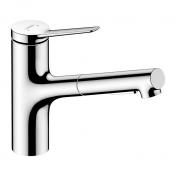 hansgrohe Zesis M33 k�kkenarmatur m/udtr�ksbruser 150 m/EcoSmart 2jet - Krom