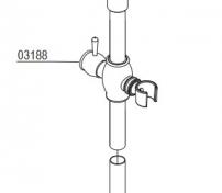 Damixa Tradition kit glider - Poleret messing