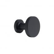 Casse Crystal Cut knopgreb eller krog - Mat sort