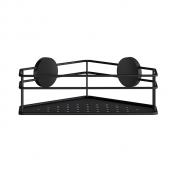 Beslagsboden brusekurv til hj�rne, selvkl�bende - Mat sort