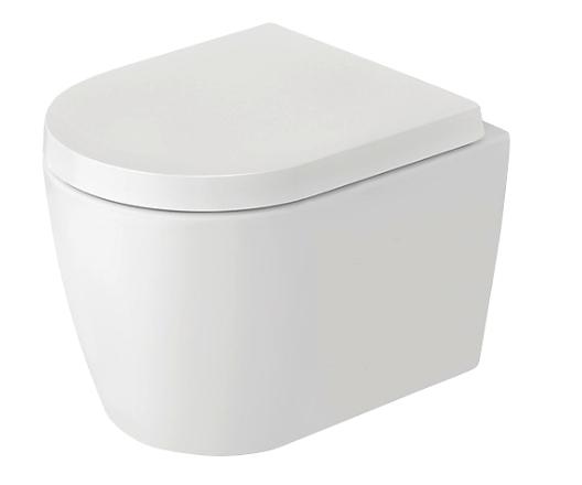 Duravit ME by Starck Compact Rimless v&aelig;gh&aelig;ngt toilet m/HygieneGlaze Plus - Mat hvid