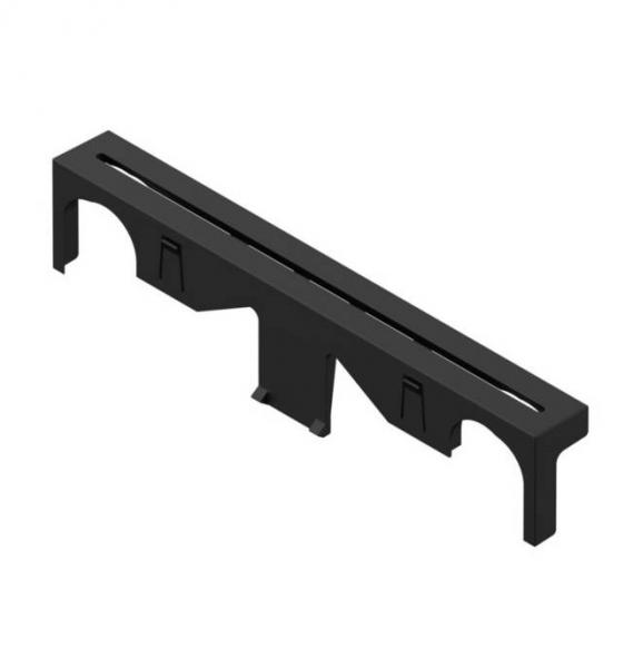 Gustavsberg hylde t/brusearmatur - Mat sort