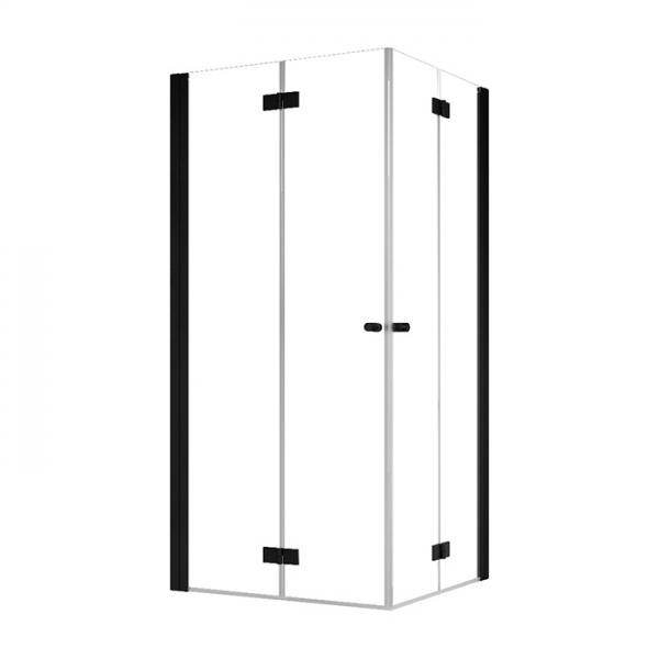 Str&oslash;mberg Noma 110 bruseniche m/folded&oslash;re - 80x80 cm - Klar glas/mat sort