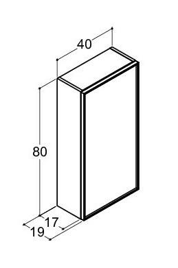 Dansani Luna Urban overskab - H&oslash;jreh&aelig;ngslet - Gr&aring; mat/Sort ramme