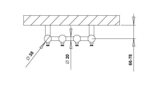 Str&oslash;mberg Regus h&aring;ndkl&aelig;det&oslash;rrer - 26,6x95 cm - Rustfrit st&aring;l