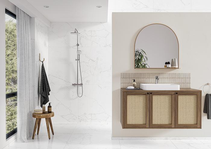 Damixa Pine komplet pakke til badev&aelig;relset - Krom