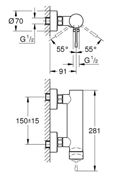 Grohe Rainshower SmartActive komplet brusesystem - 900 mm - Supersteel Grohe Rainshower SmartActive komplet brusesystem - 900 mm - Supersteel
