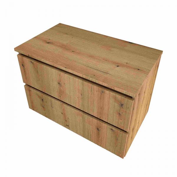 Sanibell Proline 81 underskab m/bordplade, lameller og skuffer - Urban eg