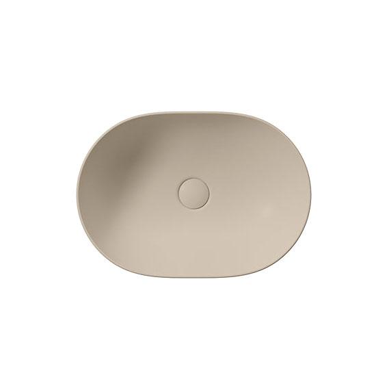 GSI Pura 50 oval fritstående bowlevask - Uden hanehul - Creta