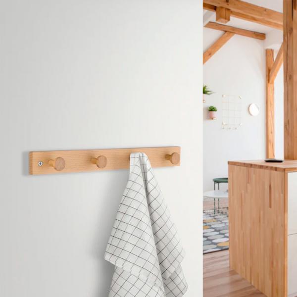 Beslagsboden knager&aelig;kke i b&oslash;g m/4 runde knager