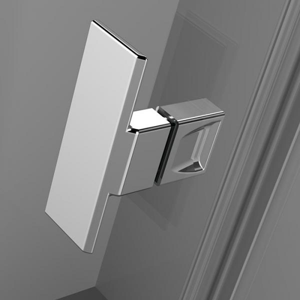 Str&oslash;mberg Noma 45 svingd&oslash;r m/sidepanel 1000mm - Venstre - Krom