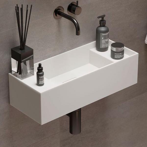 Ideavit Solidbliss 55 h&aring;ndvask t/v&aelig;g - Uden overl&oslash;b - Uden hanehul