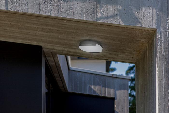Lutec Architectural Sweep udendørs væg- og loftlampe