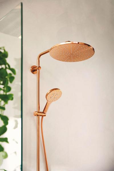 Grohe Rainshower SmartActive 310 brusesystem - B&oslash;rstet warm sunset