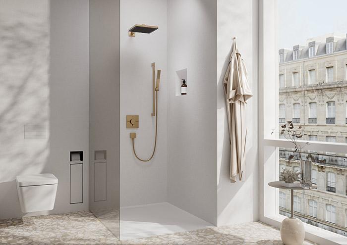 hansgrohe bruserbøjning E 39 cm 1/2" - Børstet bronze hansgrohe bruserbøjning E 39 cm 1/2" - Børstet bronze